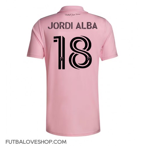 Dres Inter Miami Jordi Alba #18 Domáci 2023-24 Krátky Rukáv